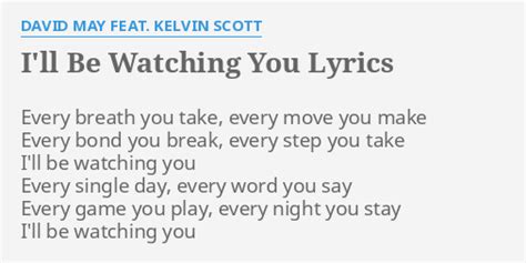 lyrics i'll be watching you